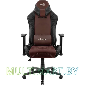 Кресло компьютерное AeroCool Knight Burgundy Red (черный/красный) картинка 2